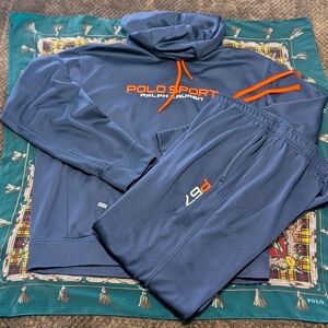 Polo Sport By Ralph Lauren Men's Blue Tracksuit Size XXL